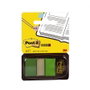 Post-It Banderitas Index 680-3 Verde con Dispensador